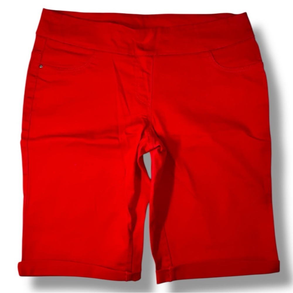 GEORGE women’s pull-up bermuda shorts with rolled hems size 14